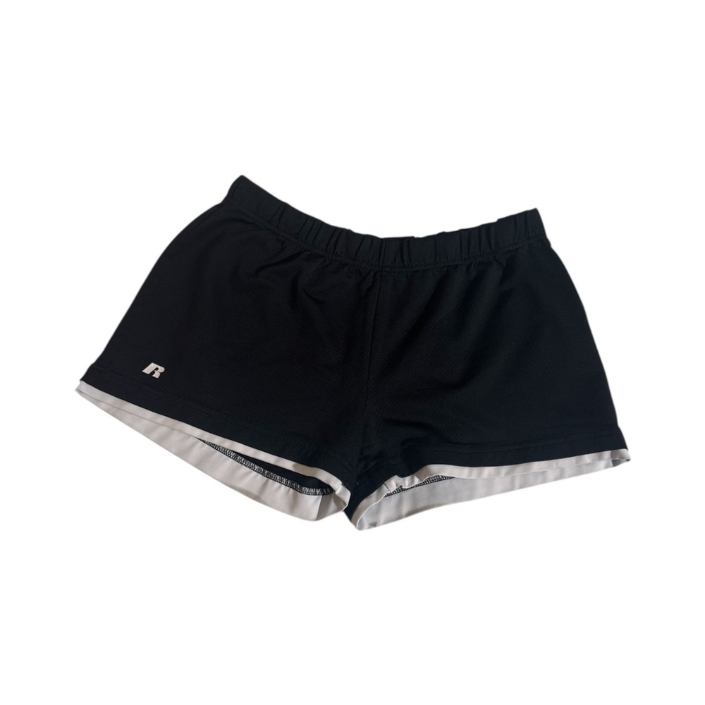 Russell Athletic Black and White Women's Shorts